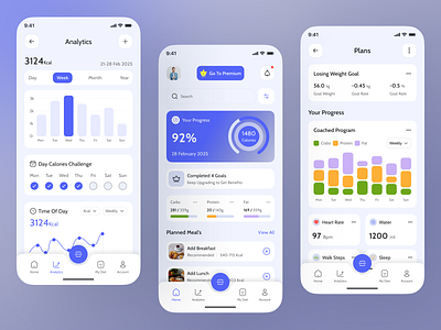 Bite Plan - Calories Tracker Mobile App UI/UX Design activity ai fitness ui kit best mobile app design calorie counter app calories diet planning app fitness app fitness tracker food app food tracker health app meal plan mobile app mobile app design mobile app ui ui ux