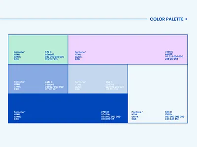 Âteau Color Palette brand branding color colorpalette design graphic design