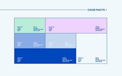 Âteau Color Palette brand branding color colorpalette design graphic design