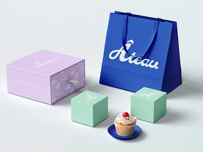 Âteau Mockups brand brand design brand identity branding color desing graphic design mockups visual identity