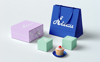 Âteau Mockups brand brand design brand identity branding color desing graphic design mockups visual identity