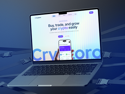 Just Launched: Cryptoro — A Smarter Way to Crypto cryptocurrency cryptodesign cryptolandingpage cryptoui cryptowebsite design landing productdesign ui uidesign uiux uxdesign web3design