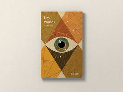 Tiny Worlds Volume 2 Book Cover book cover book design illustration