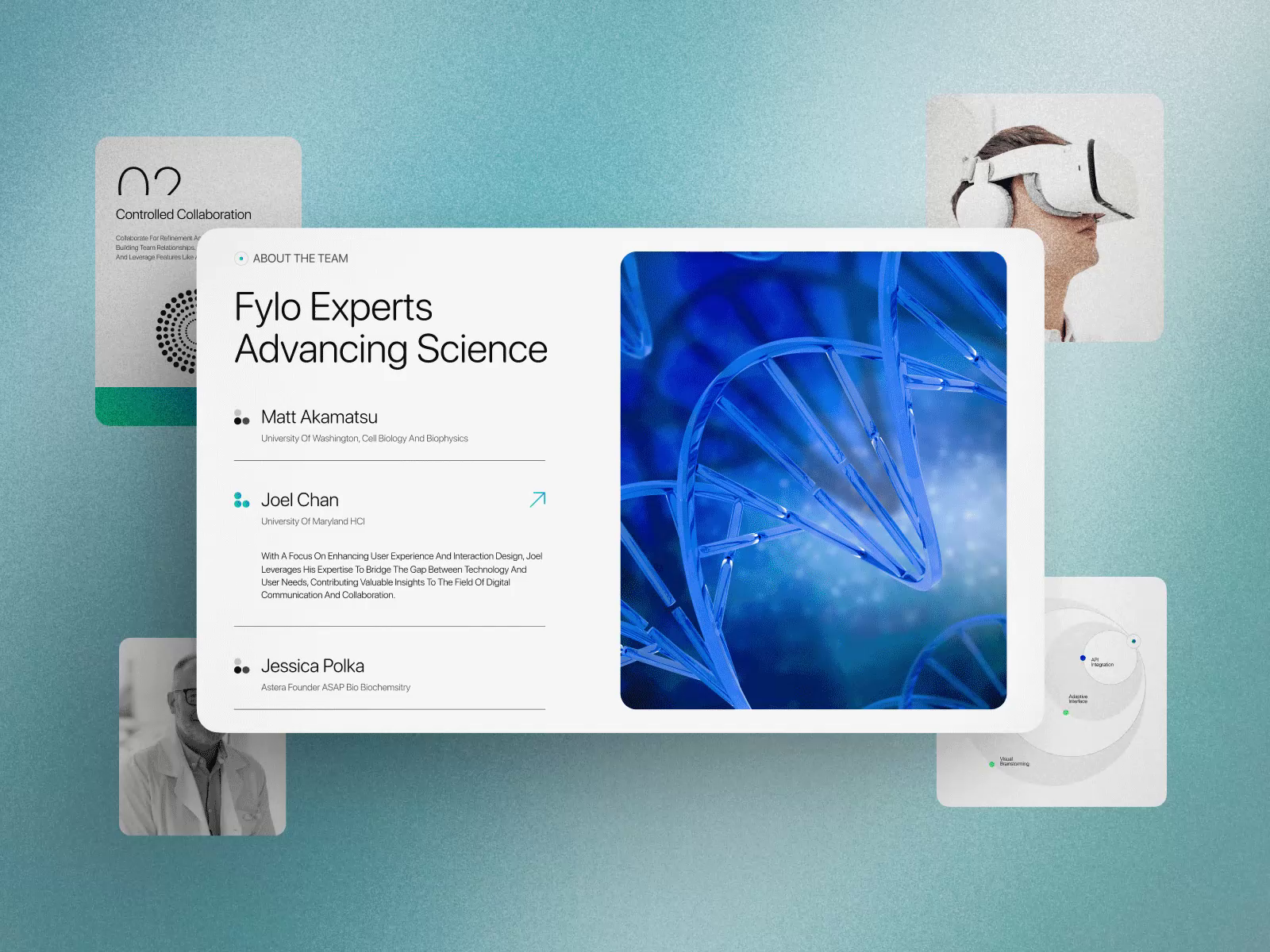 Example of Medical Sciences SaaS Landing Page Design – Scientific Research