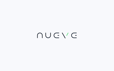 Nueve (new) logo ai logo restaurants