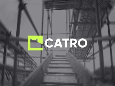 CATRO CONSTRUCTION brand branding cat construction design graphic design illustration logo logodesign logodesigns ui vector
