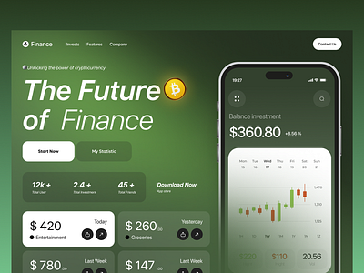 crypto currency web ui design blockchain crypto crypto plarform crypto platform crypto trading crypto wallet crypto web cryptocurrency design ethereum finance finance website ui ux web web design website