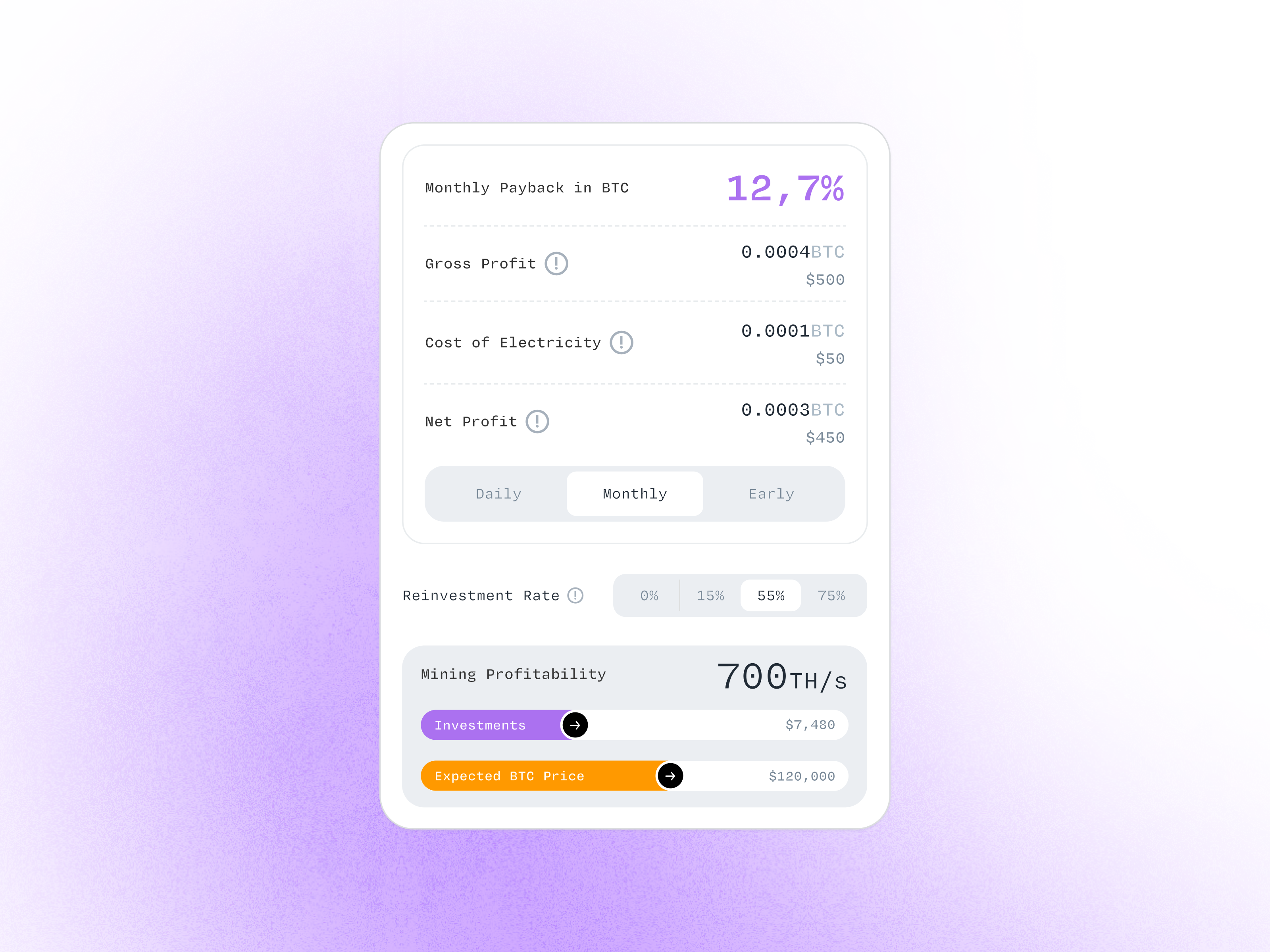 Mining Power Profitability Calculation bitcoin calculator cardano coins crypto crypto wallet mining mobile app nft profitability salano trc 20 usdt web3
