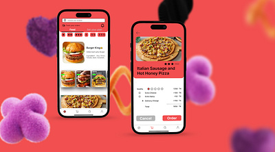 Food Ordering App Screen UX Design andriod app design app design bfc e commerce store ios app design kfc mobile user interface design online food delivery app ui design uiux design ux research