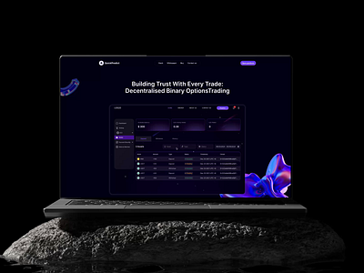 Web3 Landing Page | UX/UI Design crypto figma landing page token trade ui web3 website