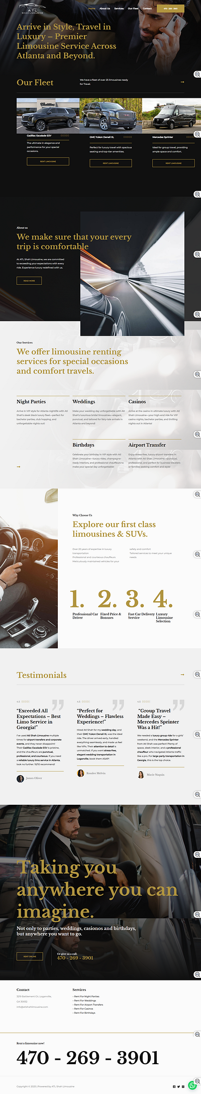 Atlshahlimousine.com high end car service