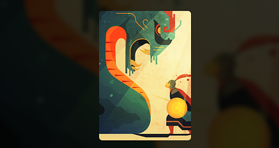 Siegfried the Dragon Slayer 2d board game book children book design editorial flat history illustration legend magazine vector
