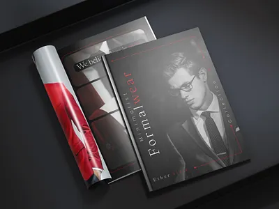 Minimalist Lookbook Design for Menswear Brands presentation