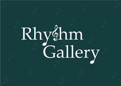 Rhythm Gallery logo design creativity graphic design logo design