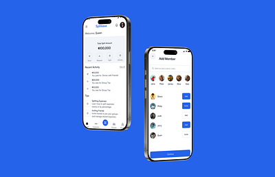 Splitease – Group Expense Splitter UI ui