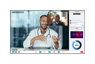 Medical call aesthetic app call design doctor facetime illustration medical ui videocall