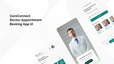 Doctor Appointment Booking App UI Design | Medical Services application appointment booking app doctor figma graphic design health care mediacal mobile app photoshop ui uiux design user experience user interface ux