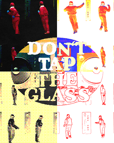 DON'T TAP THE GLASS. 💥 artwork design digital art graphic design hiphop pixel poster poster design rap tees tyler the creator