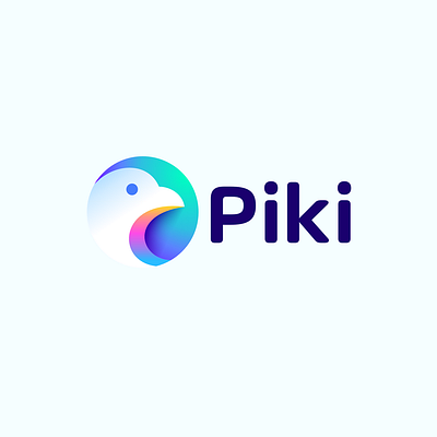 Piki Logo bird logo symbol