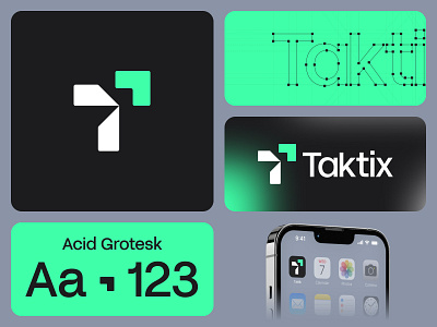 Taktix - Logo design app icon banner branding bento style logo presentation branding creative designer freelance logo designer growth arrow symbol letter t logo logo designer logomark mark icon minimal modern logo negative space vector saas app logo sharp cutting edge logo technology unique logotype unused logomark