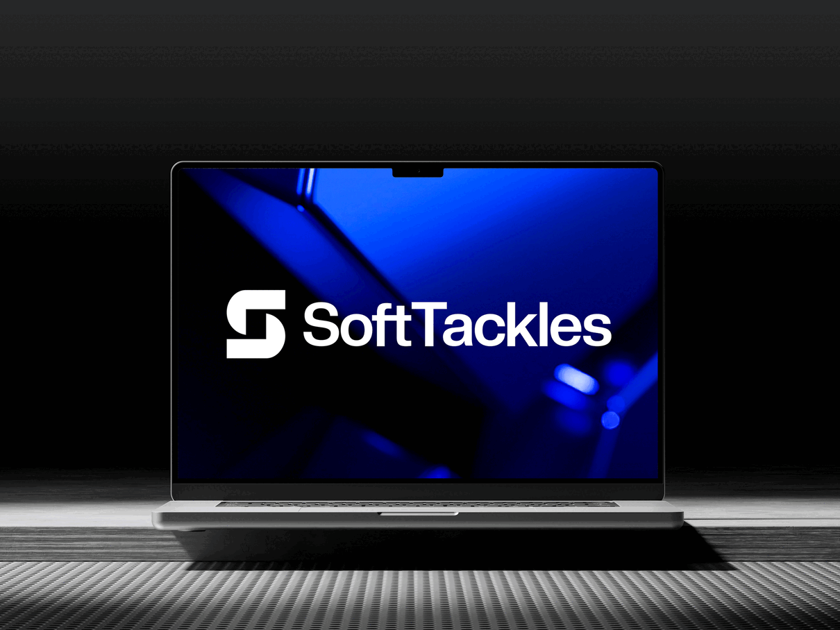Softtackles | Logo & Brand Identity app icon design brand book brand guidelines brand identity branding brandmark corporate branding design graphic design logo logo designer logomark logotype logotype design minimalist design modern design rebranding tech visual branding visual identity