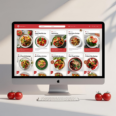 Pinterest Website UI Redesign ✨ gridlayout pinterestredesign ui webredesign