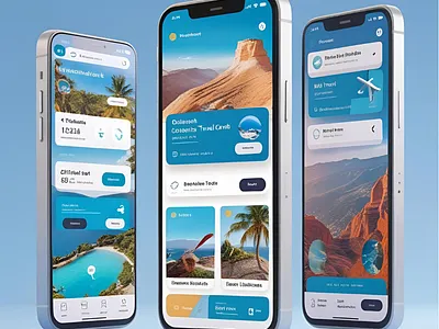 Travel App UI Exploration ✈️ appdesign mobileui travelapp travelux