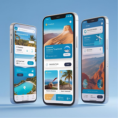 Travel App UI Exploration ✈️ appdesign mobileui travelapp travelux