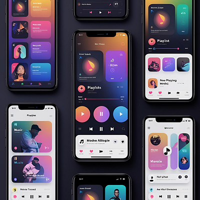 Music App UI 🎵 mobileui musicapp nowplaying uidesign