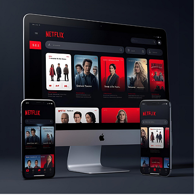 Netflix UI Redesign 🎬 movieapp netflixui responsivedesign uidesign
