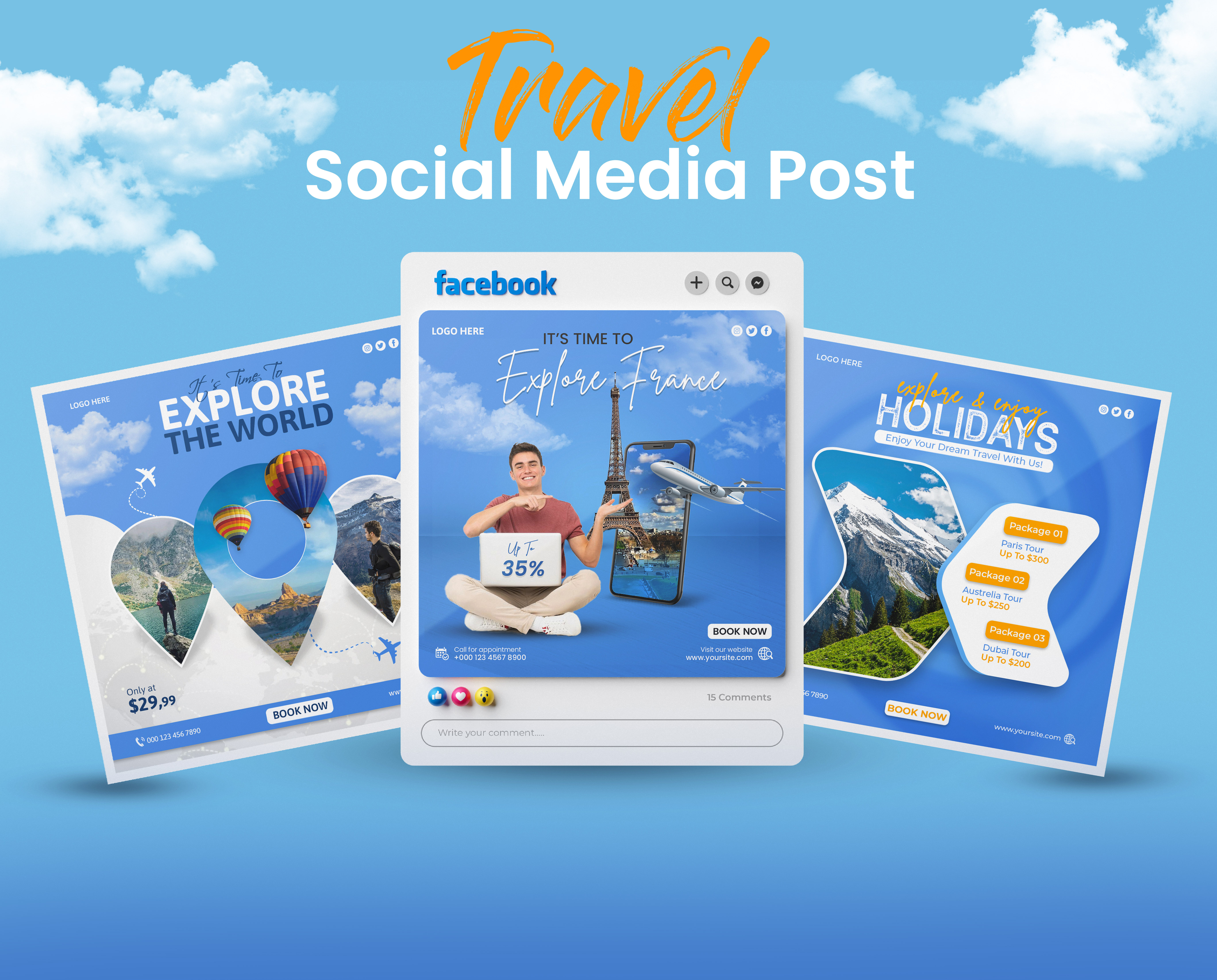 social-media-post design-travel agency ads creative ads design poster design social media social media post travel ads travel poster travel social media post design