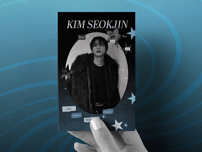 BTS Jin - #RUNSEOKJIN_EP.TOUR - Postcard Design | Print Freebie adobe illustrator adobe photoshop brand brand designer branding bts bts freebies design graphic design graphic designer illustration kpop logo photo editing photoshop postcard postcard design pr print print layout