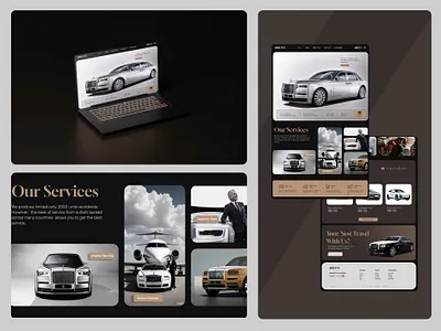 Car Website branding graphic design logo motion graphics
