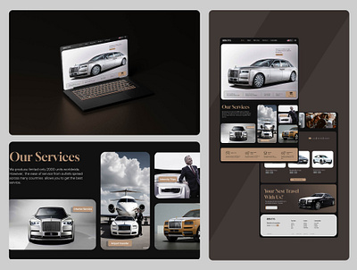 Car Website branding graphic design logo motion graphics