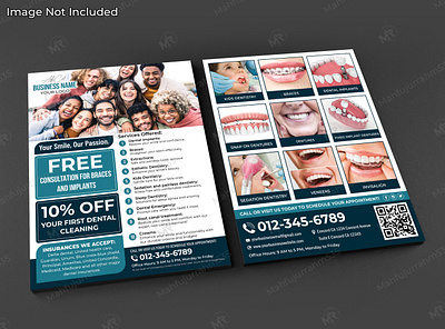 Dental and Orthodontics Flyer Design advertising design