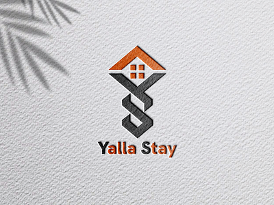"Yalla Stay" شعار (لوجو) شركة branding graphic design logo