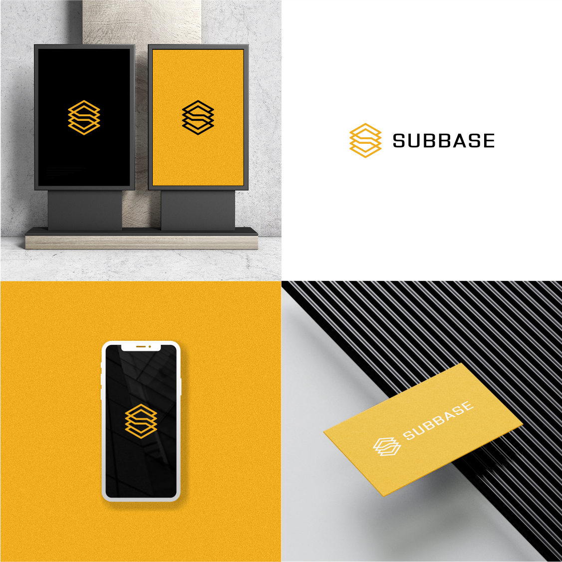 Creative Logo Design for SUBBASE brand design branding creative logo graphic design minimal logo modern saas logo unique logo