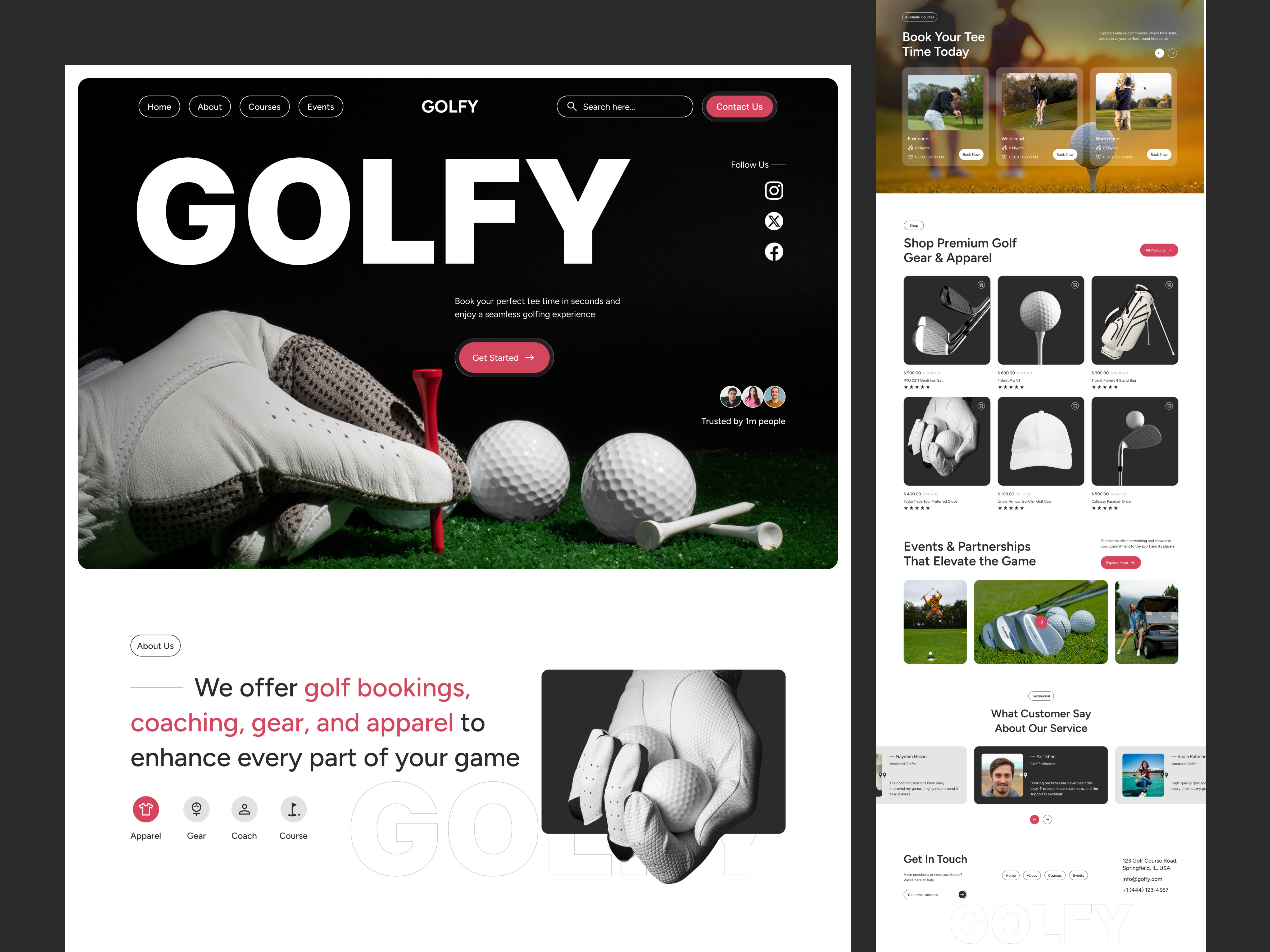 Example of Landing Page Design