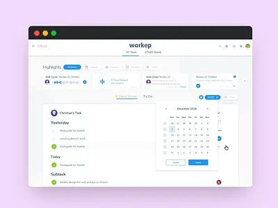 To do List - UI concept design ui ux web