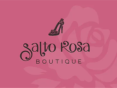 Salto Rosa _Identidade Visual branding design graphic design logo visual identity