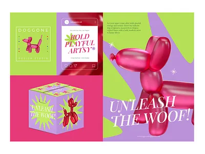 Fun & Bold Branding for Home Decor Brand balloon dog bold colors brand brand identity branding colorful branding creative packaging fun branding graphic design identity illustration logo logo design modern branding playful design pop art poster design social media social media design visual identity