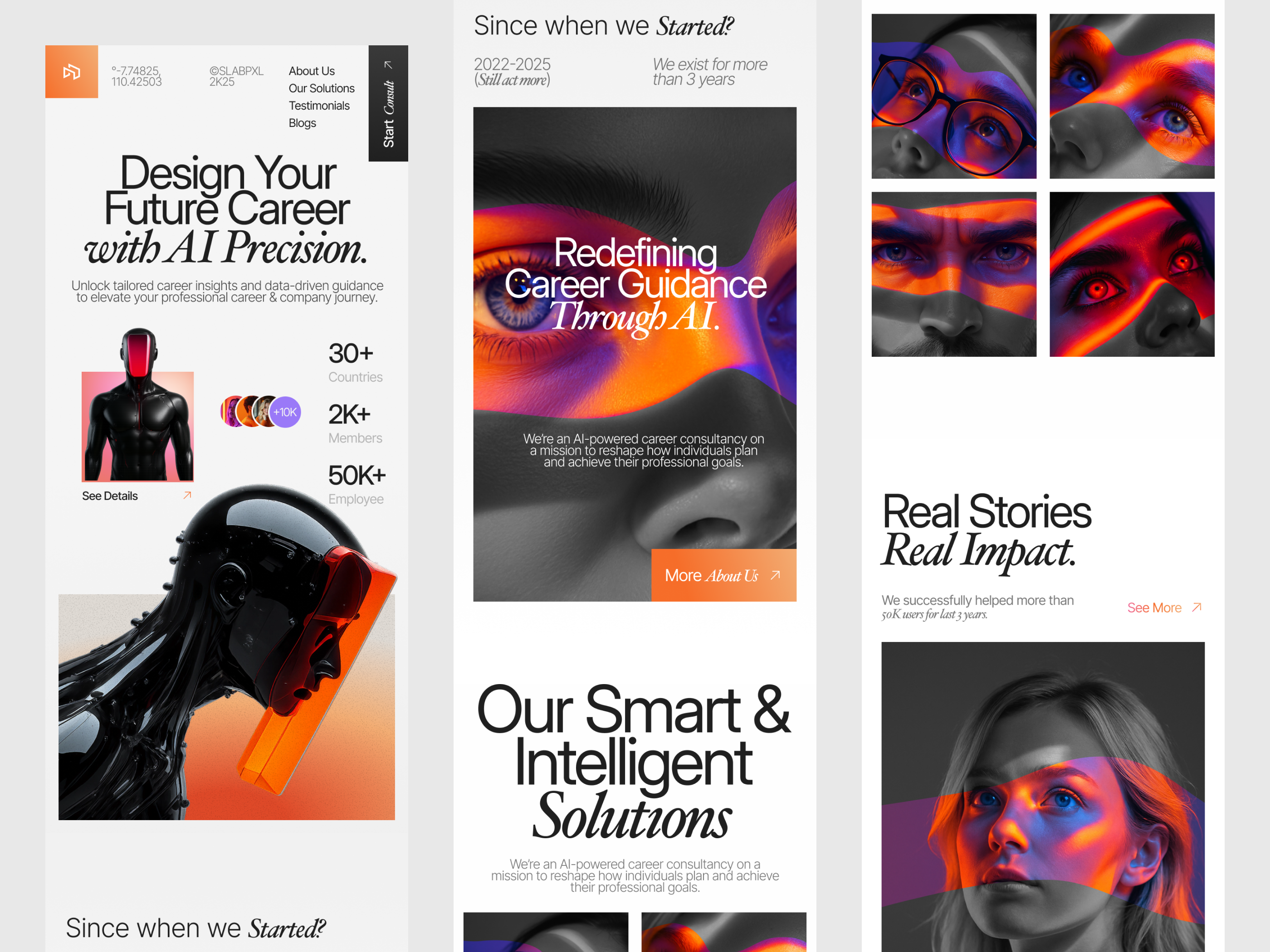 Neuropath.ai: AI Career Path Website Mobile Responsive 3d ai artificial intelligence branding clean design graphic design home page illustration landing page mobile responsive responsive ui ui design uiux uiux design uiuxdesign ux web design website