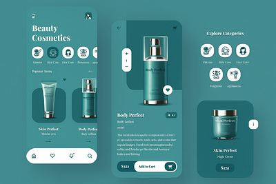 scene care branding graphic design ui