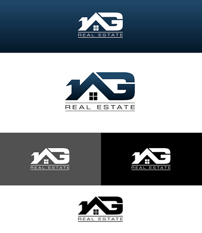 AG Real Estate Logo Design commercial