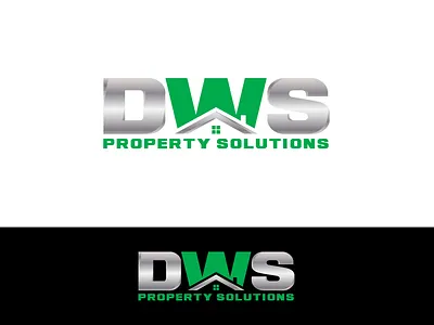 DWS Property Solutions Logo Design abstract
