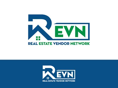 Real Estate Vendor Network Logo Design bridge