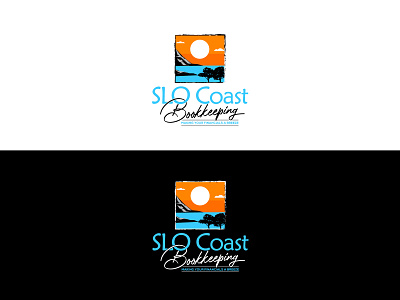 SLO Coast Bookkeeping Logo Design solutions