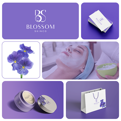 Beauty/Skincare Logo | Branding ai animation beauty branding blossom skinco brand guide branding bs logo cosmetics creative graphic design initial logo letter logo logo logo design modern motion graphics packaging design skincare skincare branding visual identity
