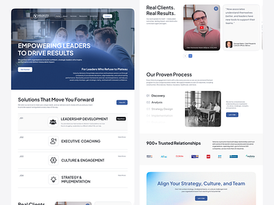 Velocity Advisory Website Redesign | UIUX | Consulting product redesign ui ux velocity advisory web website