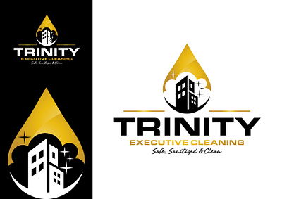 Trinity Executive Cleaning Logo Design brand